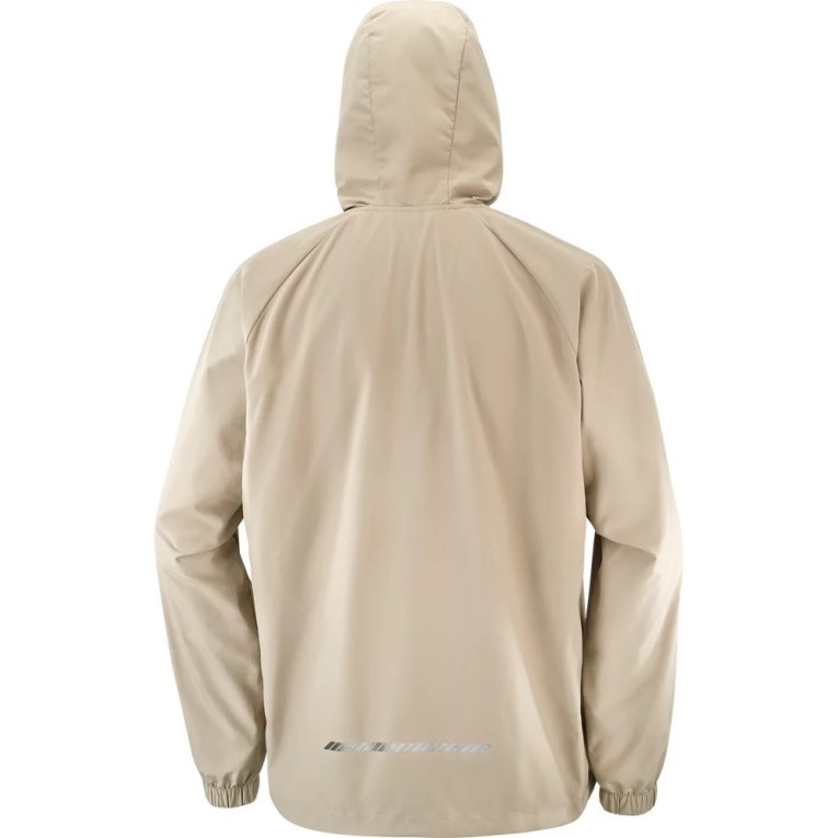 Beige Salomon Outlife Ripstop Half Zip Women's Windbreaker | IE FK5049